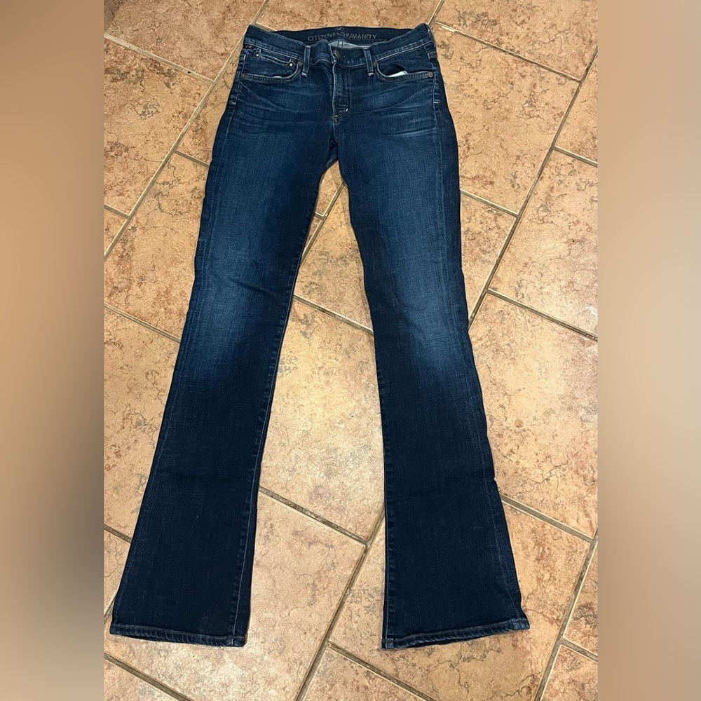 Citizens Of Humanity Dark Indigo Flare Jeans